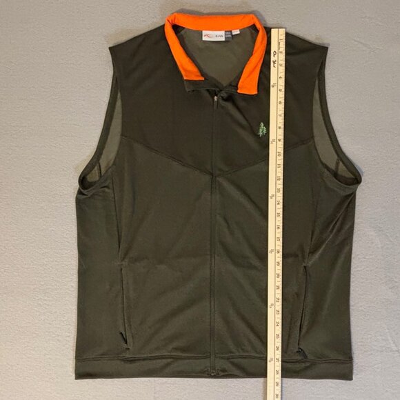 KJUS Vest Men's 56 2XL Olive Green Westport Sweater Vest Golf Club Sport Jacket - Picture 5 of 10